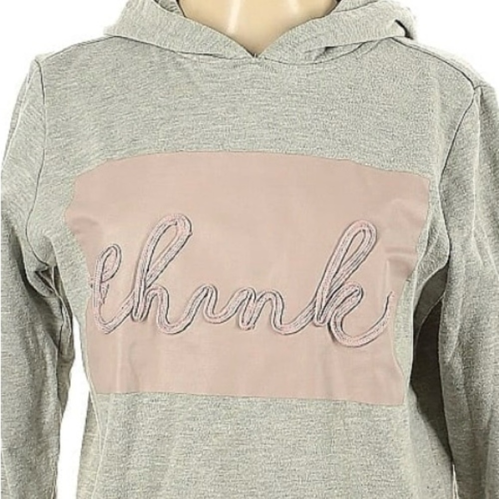 Romeo & Juliet Couture Gray Pullover Hoodie
